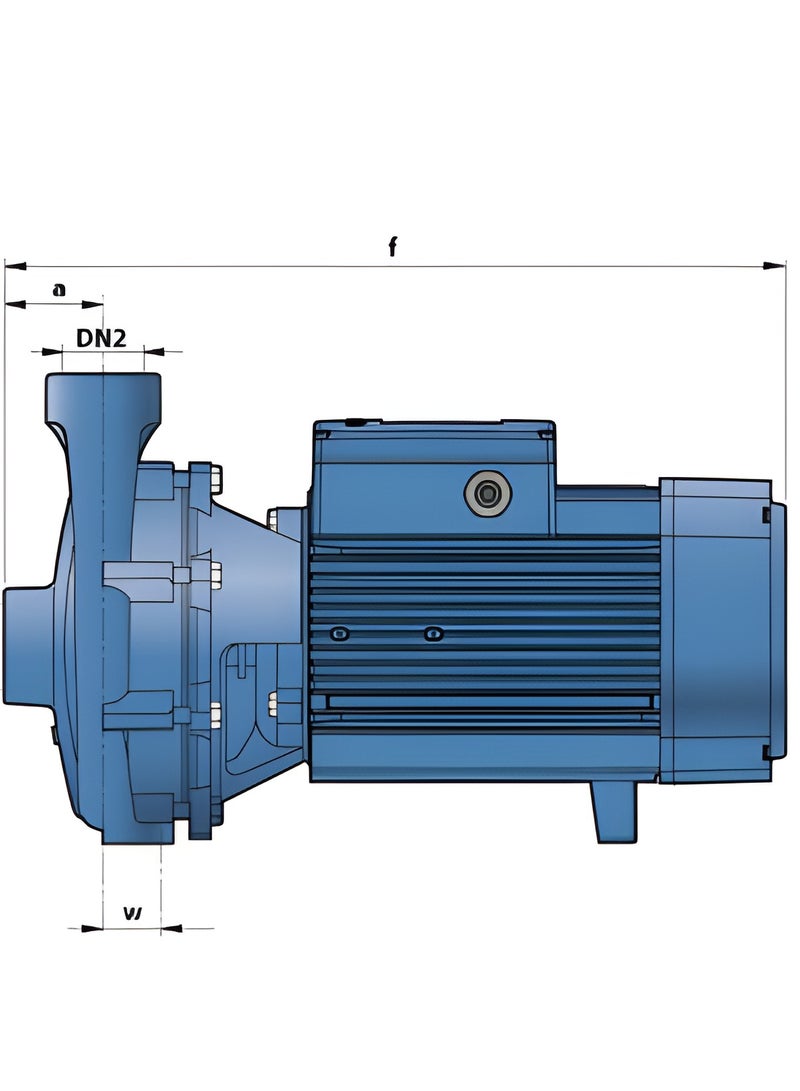 1 HP Water Pump Blue Pedrollo Made in Italy