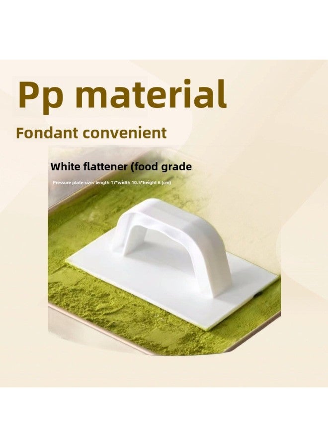 Snowflake Crisp Ejiao Cake Mold Sugar Plate Taifei Slate Plate Homemade Special Tool-Specifications:See The Picture For Details-Color:Milky White  - Image 3