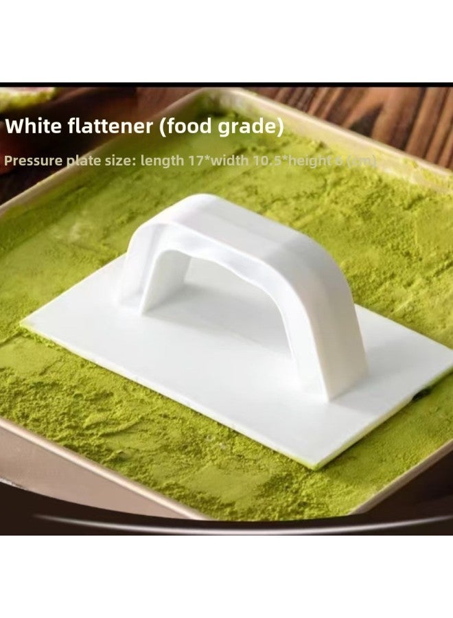 Snowflake Crisp Ejiao Cake Mold Sugar Plate Taifei Slate Plate Homemade Special Tool-Specifications:See The Picture For Details-Color:Milky White  - Image 1
