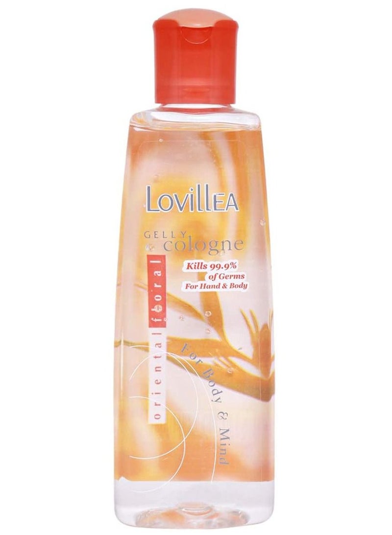 LOVillEA Oriental Floral Body And Hand Gelly Cologne Gel Clear/Yellow 200ml - Image 2