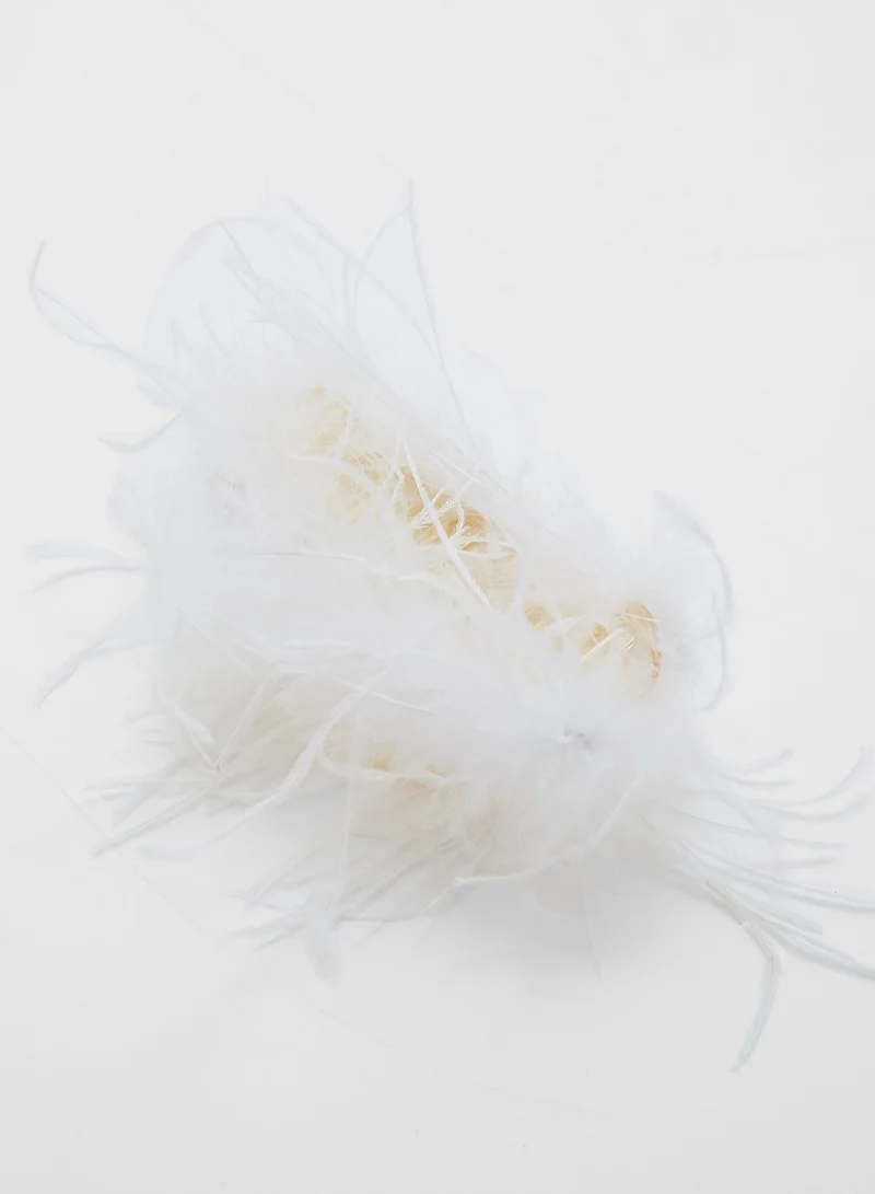 ELLA Feather Claw Hair Clip