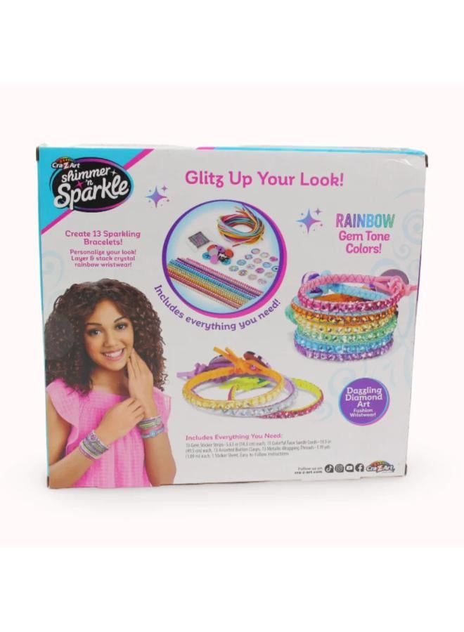 Cra-Z-Art Shimmer N Sparkle Sparkling Diamond Art Jewelry - Image 2