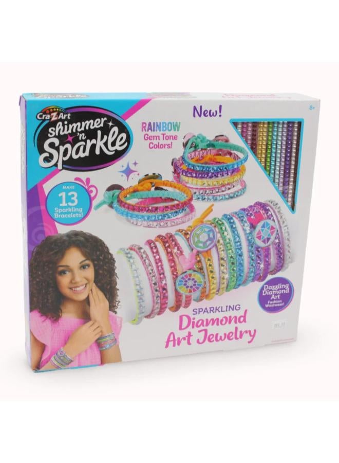 Cra-Z-Art Shimmer N Sparkle Sparkling Diamond Art Jewelry - Image 1