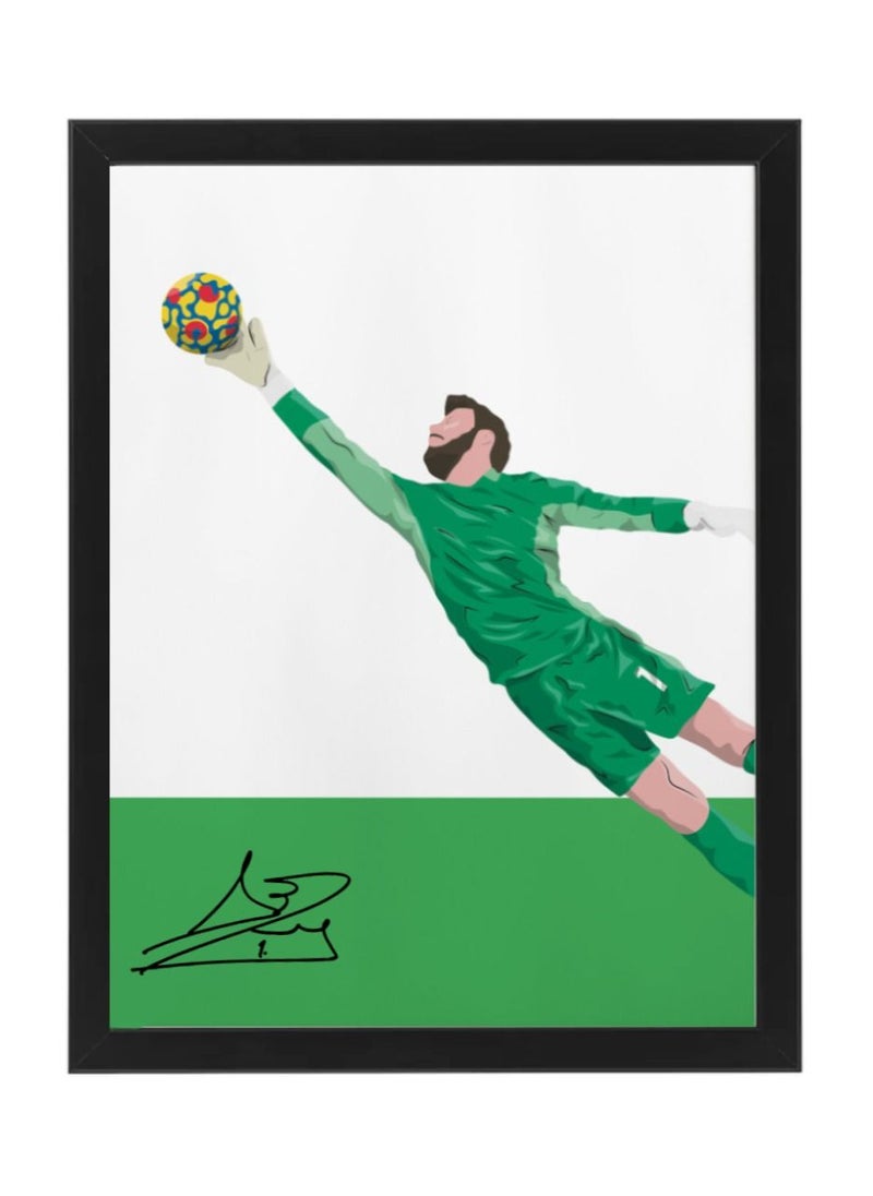 Boomah Accessories David De Gea Manchester United Autographed Poster with Frame 30x40cm 