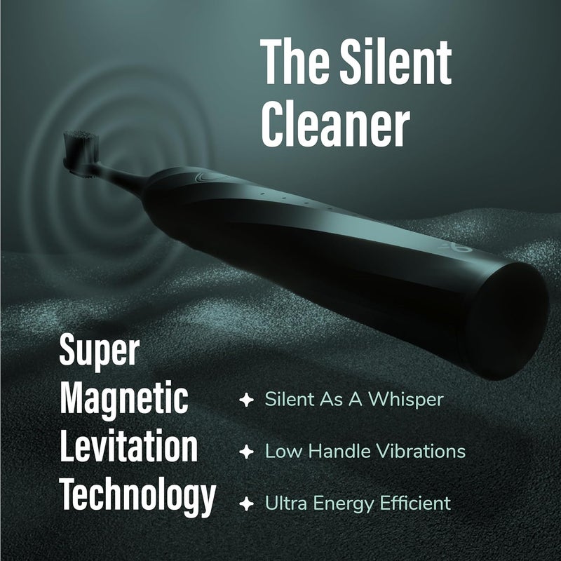 CARESMITH SPARK Infinity Electric Toothbrush | 3 Brush Heads & Travel Case | 5 Operational Modes | Electric Brush for Adult | Black,Smart Toothbrush - Image 3