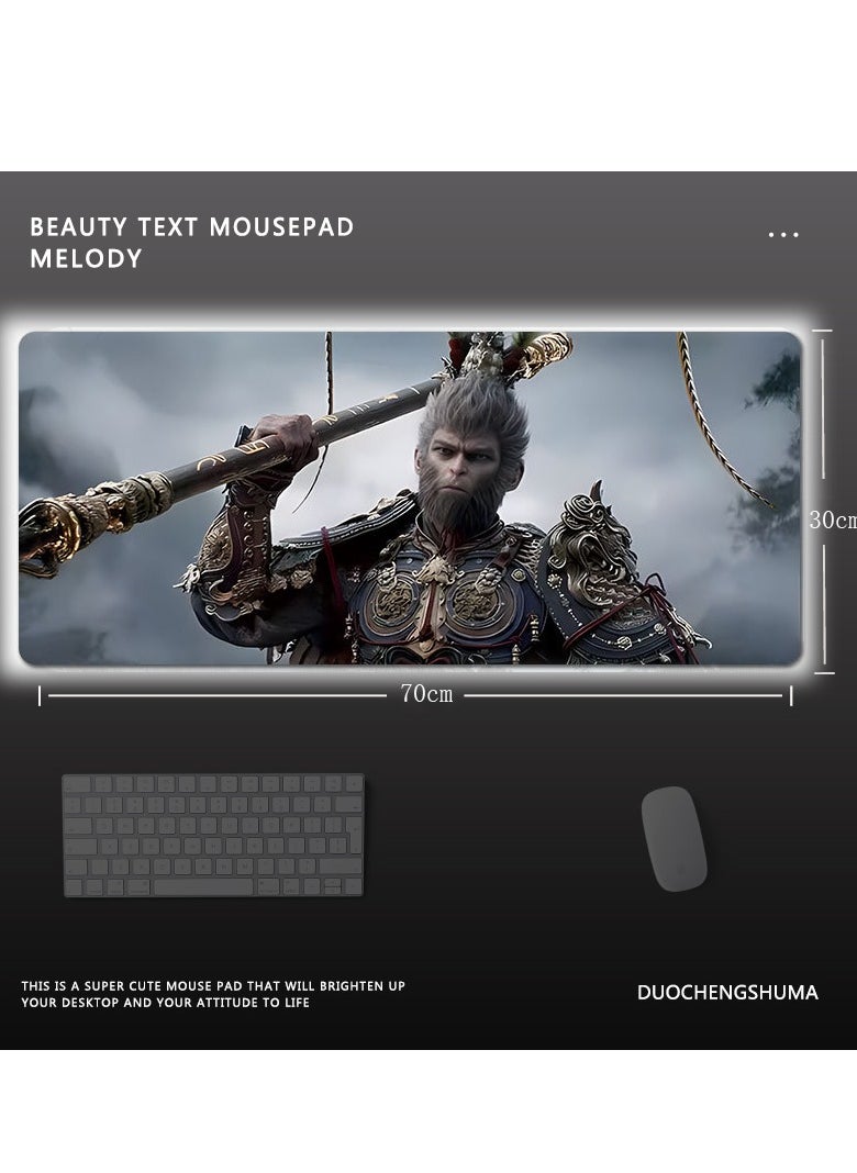 Generic Black Myth：Wu Kong Gaming Mouse Pad，700*300*2 mm，Waterproof and dirt-resistant gaming mouse pad  - Image 2