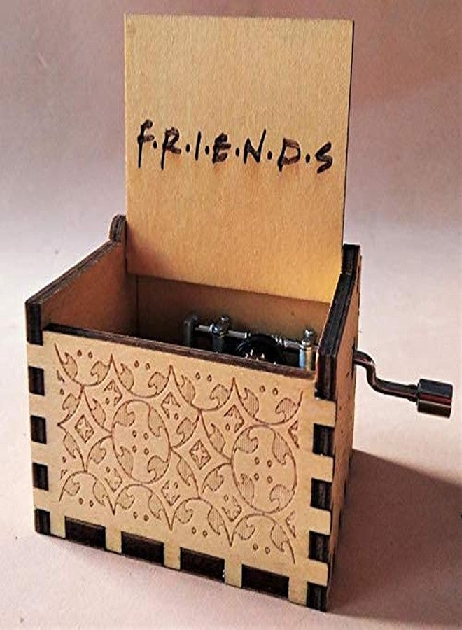 كاجو صندوق موسيقي خشبي من خشب الكاجو، صندوق نغمات يدوي (بني (صديق)) - Image 1