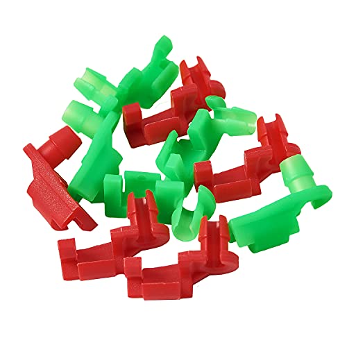 HSTECH (5 Pair) 1999-2007 Chevy Silverado GMC Sierra Tailgate Handle Rod Clip Left & Right Rod Retainer Clips - OEM#: 88981030, 88981031 - Image 3