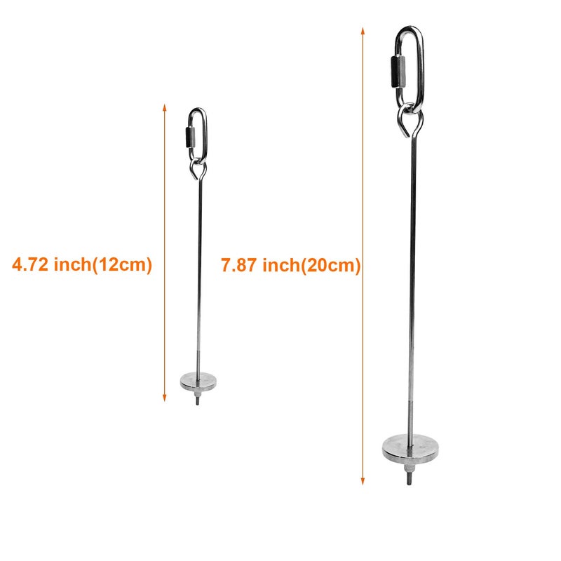 Bac-kitchen Bird Food Holder, Small Animal Fruit Vegetable Holder Stainless Steel Vegetable Skewer Foraging Hanging Food Feed Treating Tool for Parrots Cockatoo Cockatiel (2 Pcs) - Image 2