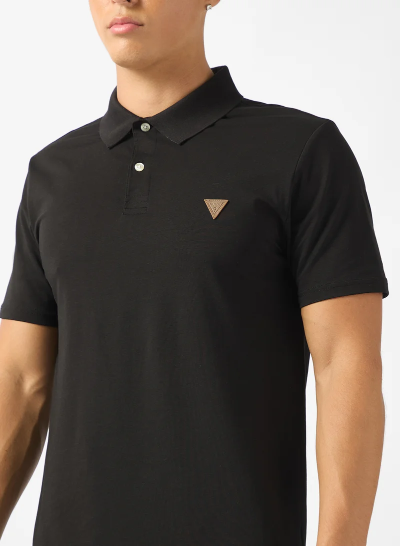 GUESS Nolan Short Sleeve Slim Fit Polo