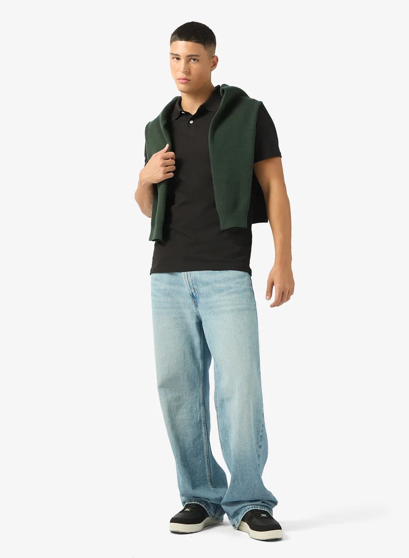 GUESS Nolan Short Sleeve Slim Fit Polo