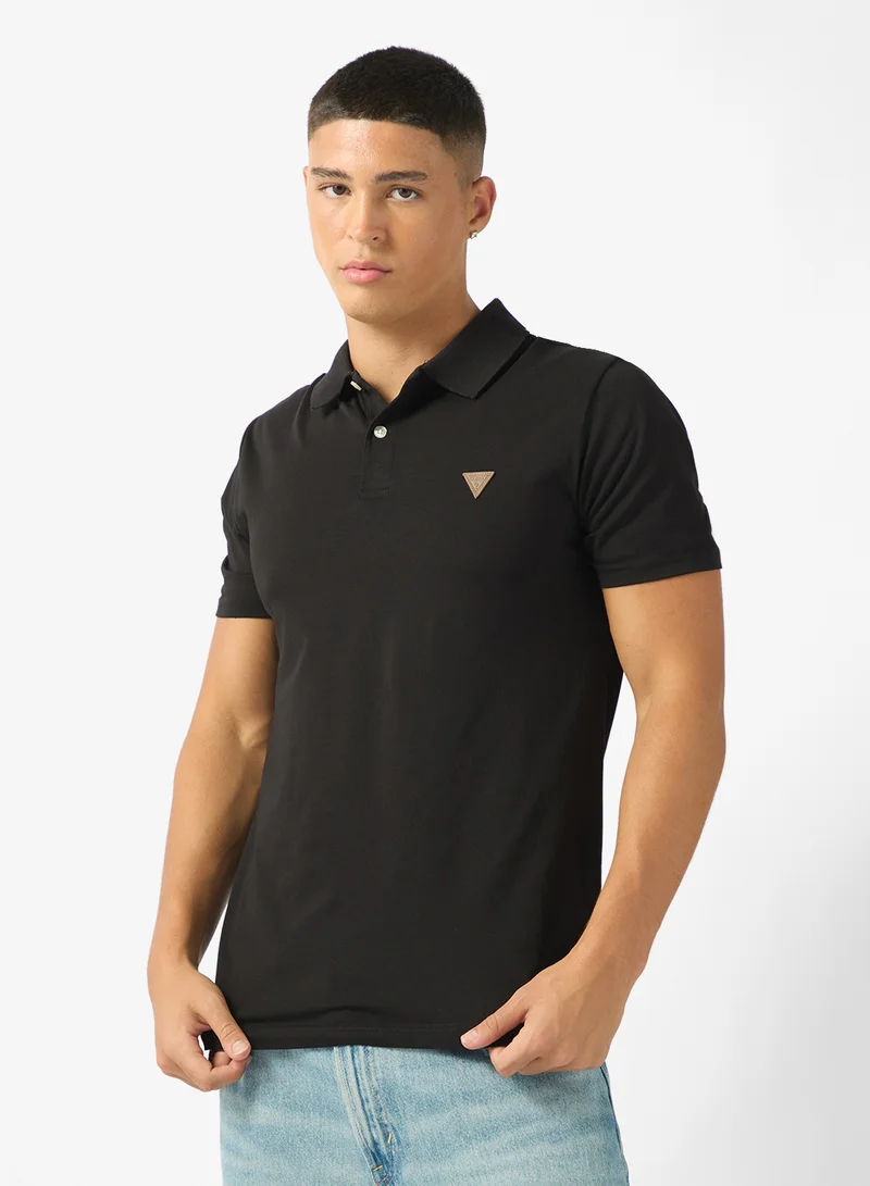 GUESS Nolan Short Sleeve Slim Fit Polo