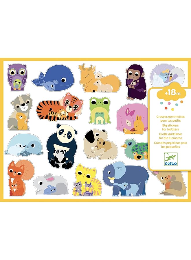 Zaboon Mums and Babies Big Sticker - Image 1