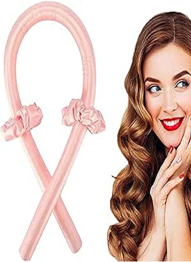 BAOSROY Hair Rollers, Overnight Curlers, Heatless Curlers, Heat-Free Curlers, Heatless Curlers, Curls Without Heat, Heatless Curling Iron Headband, Pink 