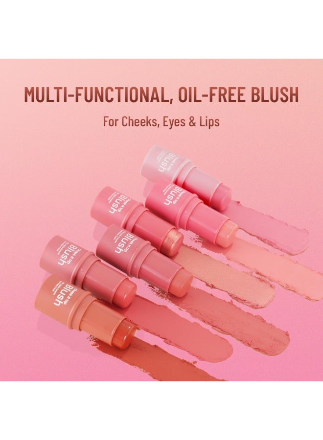 Swiss Beauty Cheek It Up Blush for Cheeks|Lumi-Matte Finish | Lightweight | Easily Blendable | With Jojoba Oil | Shade- Mood Lifter Coral, 8g - Image 4