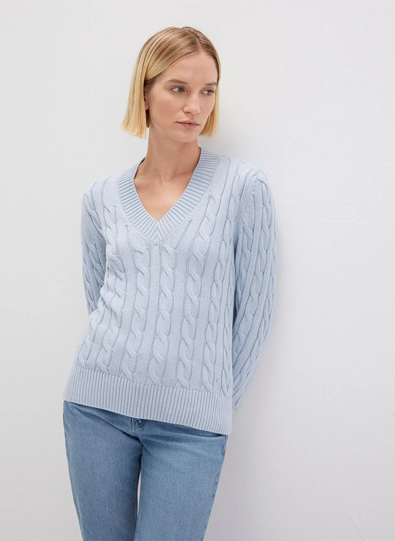 Mavi V Neck Regular Fit Sweater