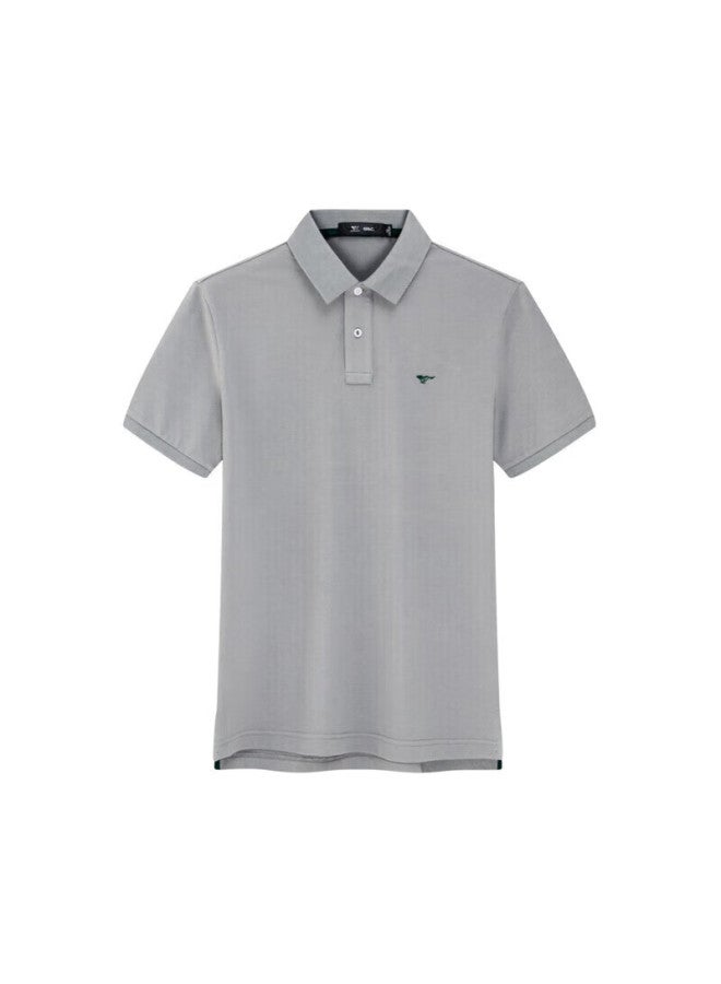 Septwolves Men's Short-sleeve T-shirt, Turn-down Collar, Cool-feeling, Antibacterial, Color-fast, Business Casual, Solid Color, Multi-color Polo - Image 2