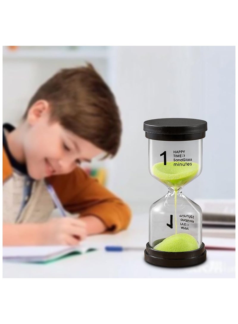 Rubik Hourglass Timer, 30 Minutes Sand Glass Timer Clock for Kitchen Home Office Classroom Decoration 10cm Height (Blue, 30min)  - Image 3