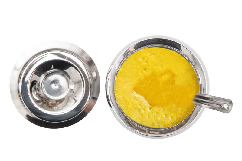 Apeiron Stainless Steel Ghee/Oil Pot with Spoon and Lid - 300 ml (Pack of 3, Kalash Shape) - Image 5