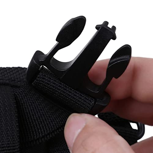 Oligitdi Dog Training Snack Treat Bag Pet Portable Waist Pouch with Buckle Belt -Black, 1 Piece - Image 5