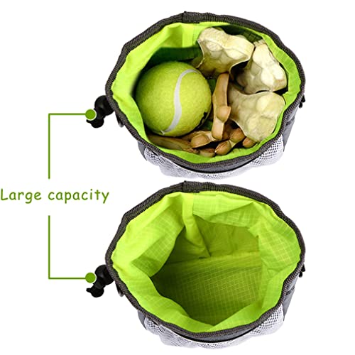 Oligitdi Dog Training Snack Treat Bag Pet Portable Waist Pouch with Buckle Belt -Black, 1 Piece - Image 3