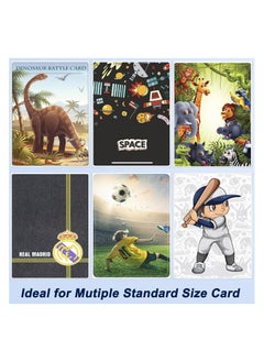 JOLLITY LLC 100 Counts Clear Penny Card Sleeves for Trading Cards, Plastic Soft Card Sleeves Card Protectors Fit for MTG Yugioh, Baseball Card, Sports Cards, Game Card Standard Cards  - Image 3