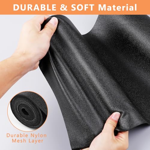 WochiTV Shelf Liner for Cabinets, Drawer Non Adhesive Non Slip Foam Mat for Kitchen, Pantry, Bathroom, Cupboard, Garage, Closet, Shelves, Drawer, Tool Box, Black 11.8 x 59 inches - Image 2