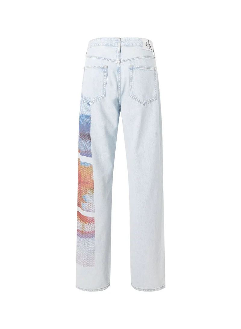 Calvin Klein Jeans Light Wash Straight Fit Jeans