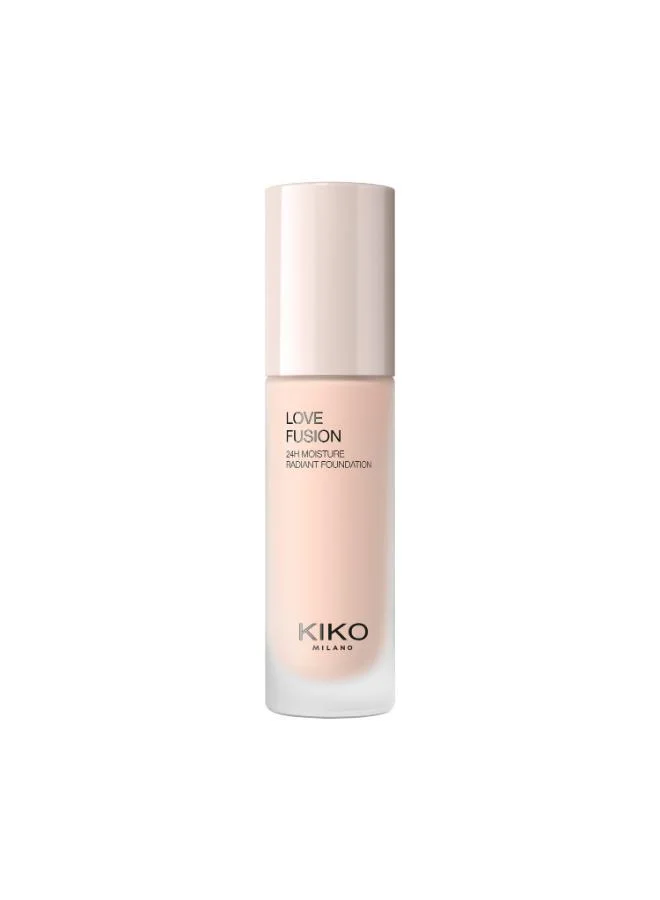 Kiko Milano NEUTRAL ROSE LOVE FUSION 24H MOISTURE RADIANT FOUNDATION for Women | Best Price UAE