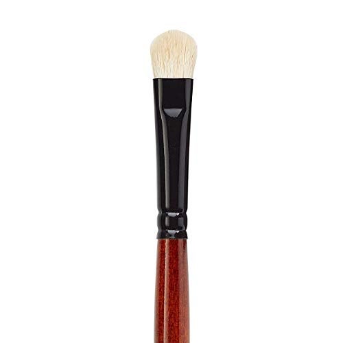KINGART 1050A Premium 6 Pc. Flat Oval Mop Artist Brush Set, White Super-Soft Natural Goat Hair, Short Handle, 6 Sizes for Oil, Acrylic and Watercolor - Image 5