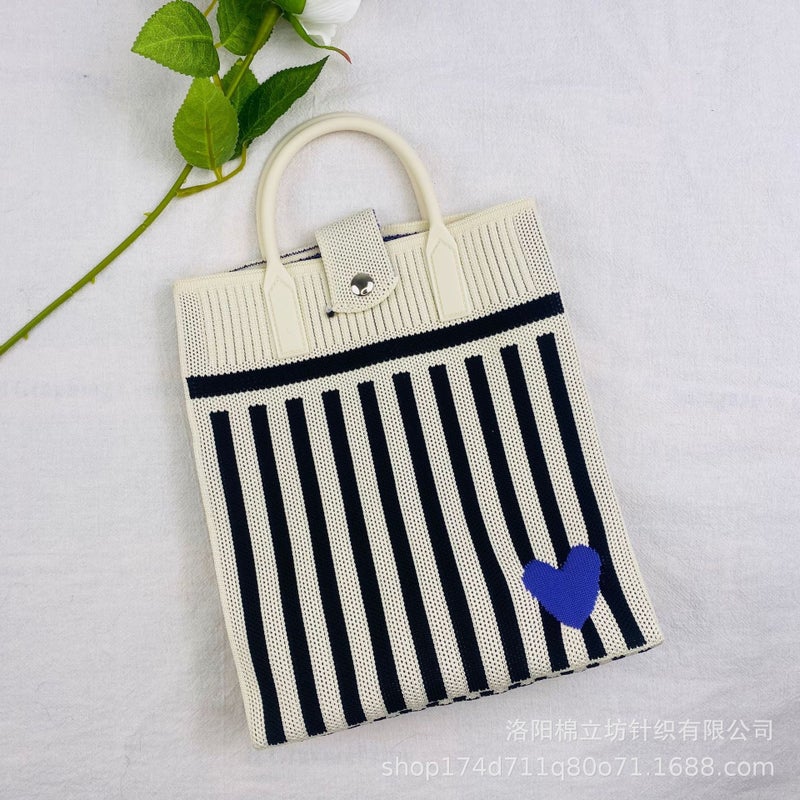 New Handbag Cartoon Bag Mini Knitted Bag Mobile Phone Bag Coin Purse Compact Portable Crossbody Bag Women'S Bag - Image 1