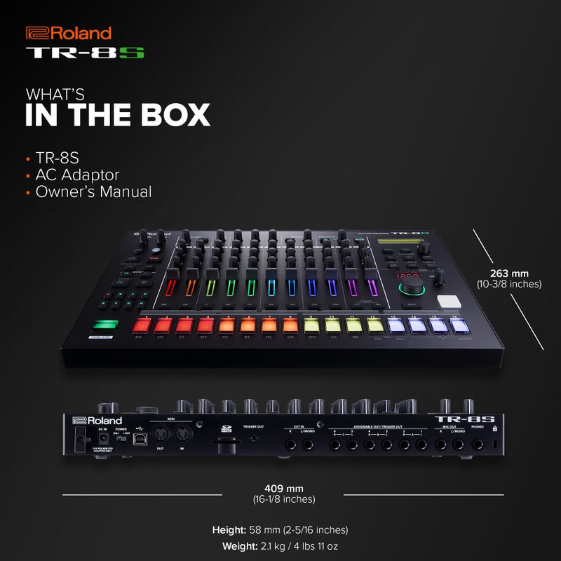 Roland AIRA Rhythm Performer (TR-8S) , 128 Patterns - Image 3
