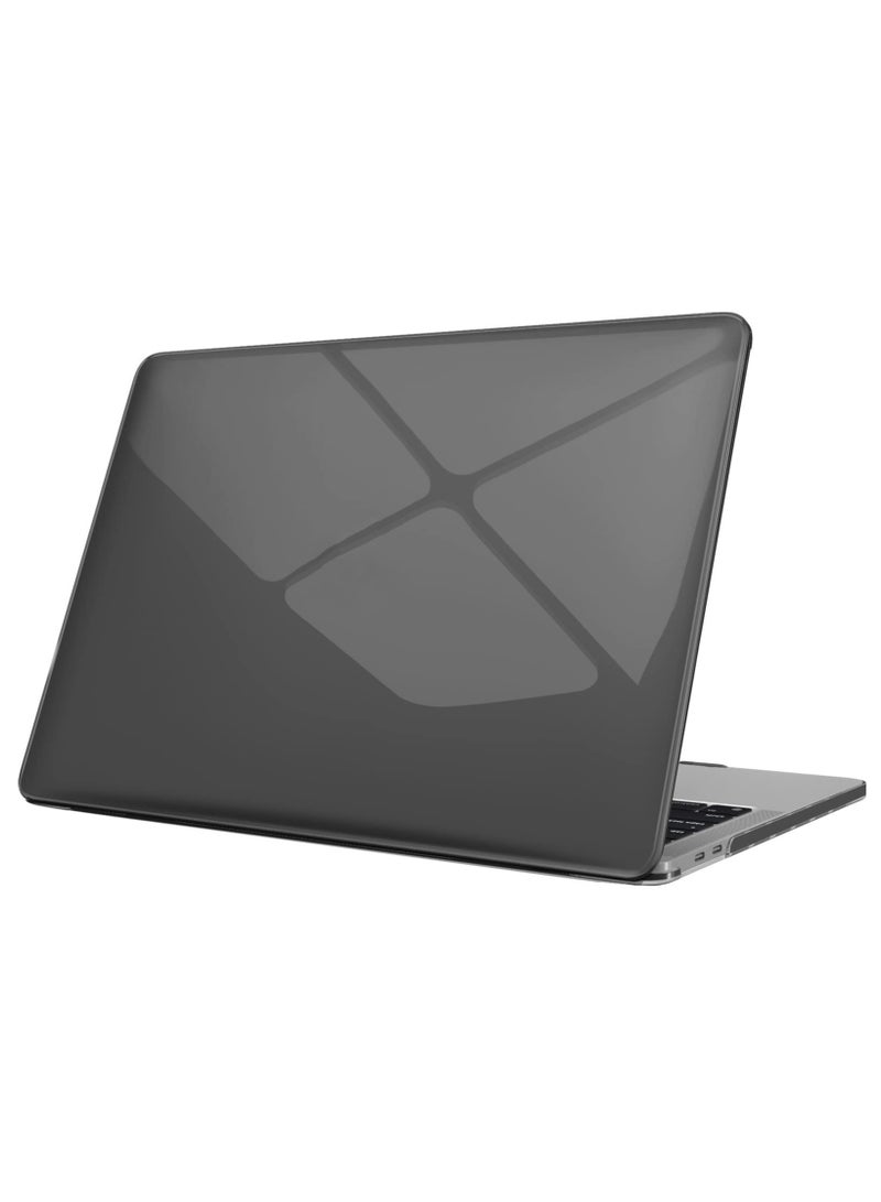 من الصعب شل حماية مشبك نوع شل متوافق مع ماك بوك اير الجديد 13 بوصة a2337 ( M1 ) a2179 a1932 ( صدر في 2018 2019 2020 2021 2022 ) ريتينا عرض لمسة معرف ( كريستال أسود ) - Image 1