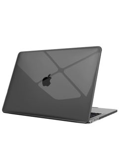 Generic Hard Shell Case Protective Snap On Cover Compatible with MacBook Air New 13 Inch A2337 (M1) A2179 A1932 (Released 2018 2019 2020 2021 2022) Retina Display Touch ID (Crystal Black)  - Image 1