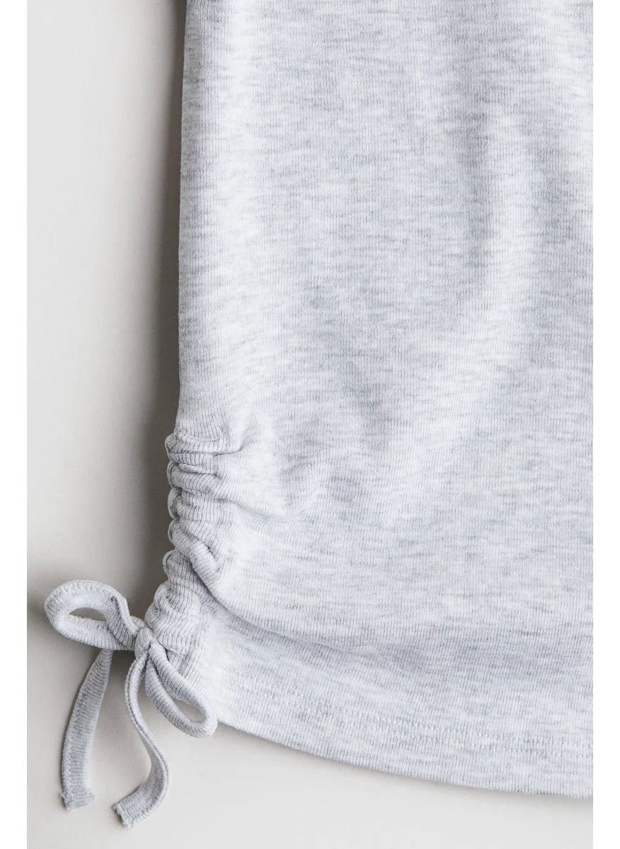 H&M Drawstring-Detail Jersey Top
