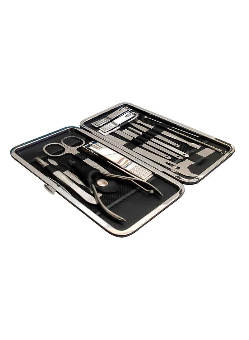 R BEAUTY Cosmetics Manicure and Pedicure Set, Nail Clipper Set, Nail Care Tool Set, Bag - Image 2