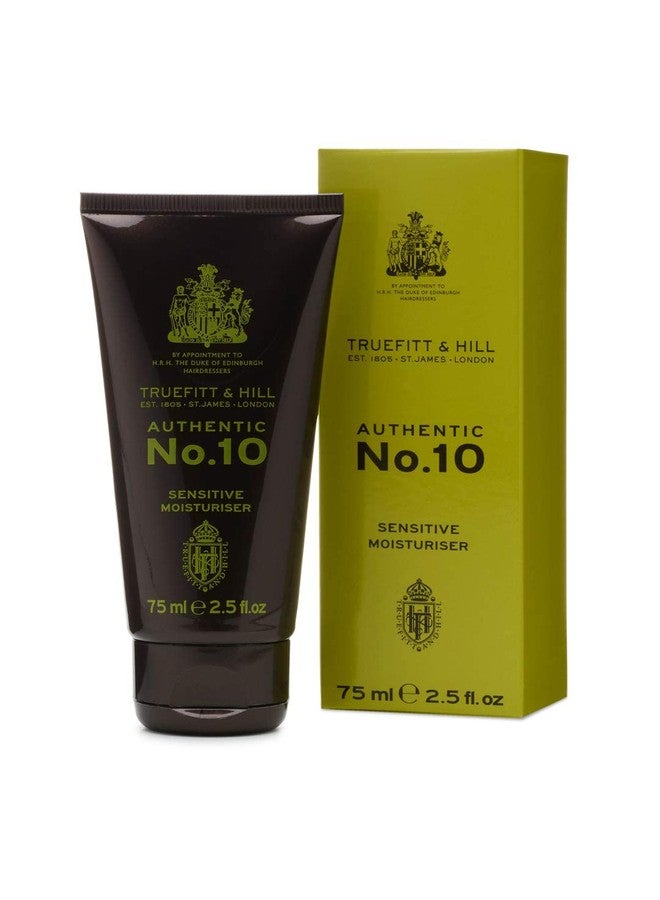 Truefitt & Hill Authentic No-10 Finest Sensitive Moisturizer Tube 75gm | Suitable For All Skin Types | Recommended For Sensitive and Dry Skin - Image 1
