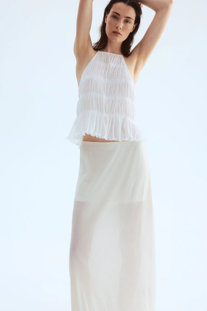 H&M Smocked strappy top