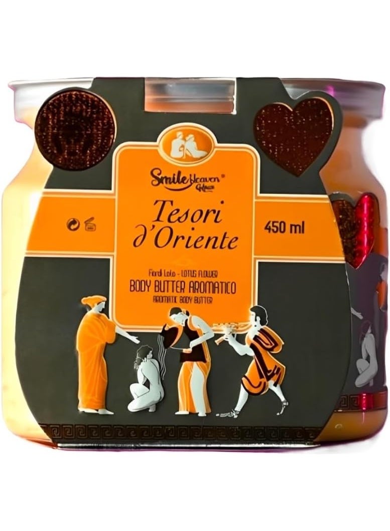 سمايل هيفين كوزماتيكس - زبدة تيسوري دي اورينت للجسم اروماتيكو لتفتيح عميق ومنعش وعطر قوي (450 مل) - Image 1