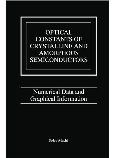 Optical Constants of Crystalline and Amorphous Semiconductors: Numerical Data and Graphical Information