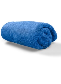 Generic Double Face Blue Microfiber Towel 155x60 Enjoy a Luxurious Experience and Exceptional Comfort with the Blue Microfiber Towel Reversible 155x60 cm Designed to Meet All Your Needs  - Image 1