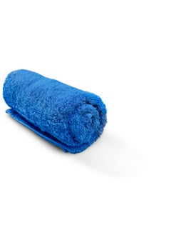 Generic Double Face Blue Microfiber Towel 155x60 Enjoy a Luxurious Experience and Exceptional Comfort with the Blue Microfiber Towel Reversible 155x60 cm Designed to Meet All Your Needs  - Image 2