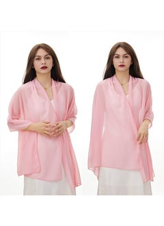 for Women Lightweight Breathable Solid Color Soft Chiffon Long Fashion Scarves Sunscreen Shawls (Peach pink) - pzsku/Z7DEAA07E3D9BA9E93DADZ/45/_/1716103574/12bf2870-7f6f-4b4e-9049-d8dfeb5e4080