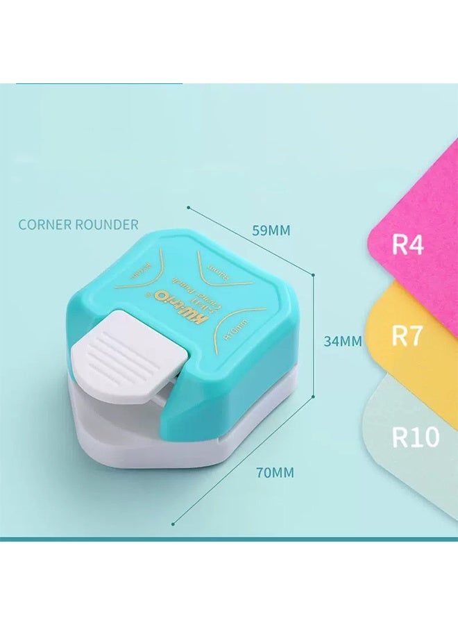 3-In-1 Corner Rounder Paper Punches Border Blue - Image 2