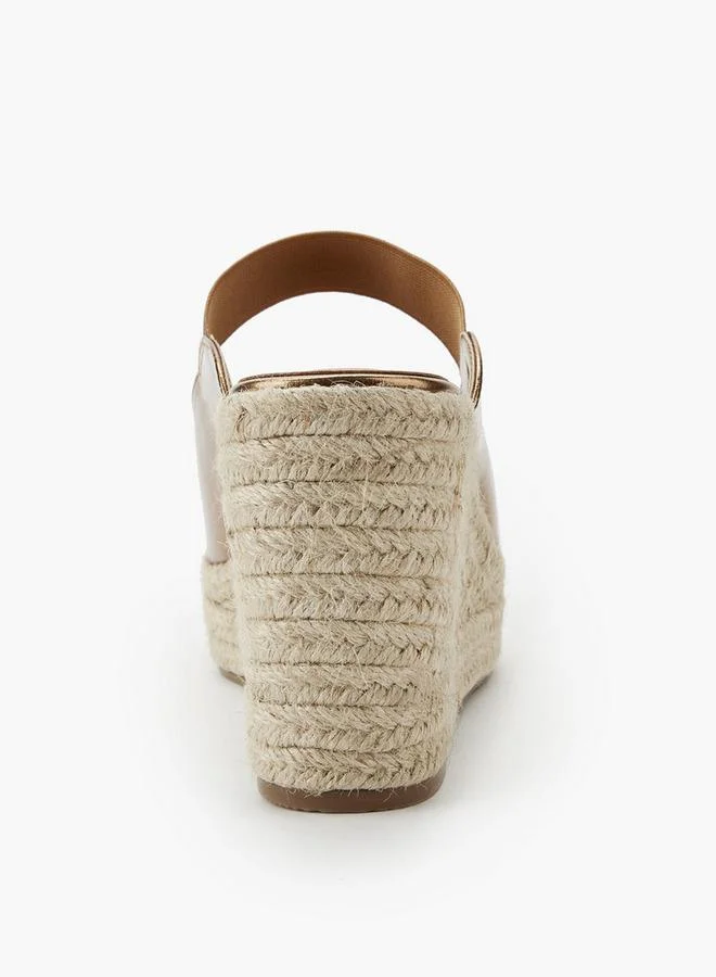 Peppermint BRONZE Women Wedge Heel Espadrilles for Women | Best Price UAE