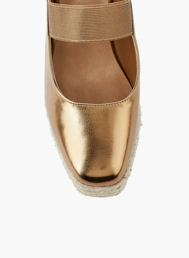 Peppermint BRONZE Women Wedge Heel Espadrilles for Women | Best Price UAE