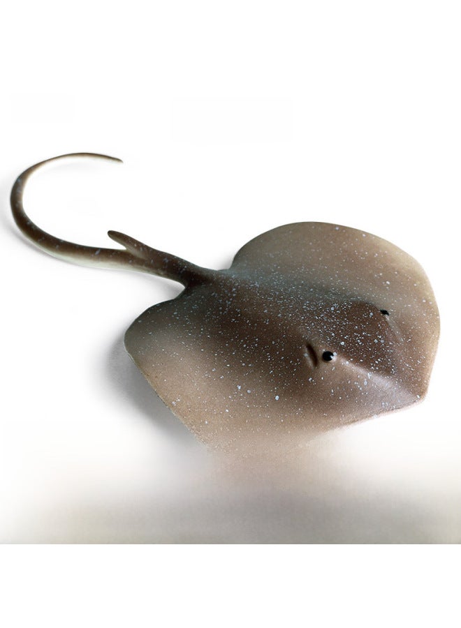 Simulation Of Marine Animal Model Yao Manta Fish Devil Batfish Old Fish Children's Science And Education Toys-Color:M-1319 Large Skate - Image 2