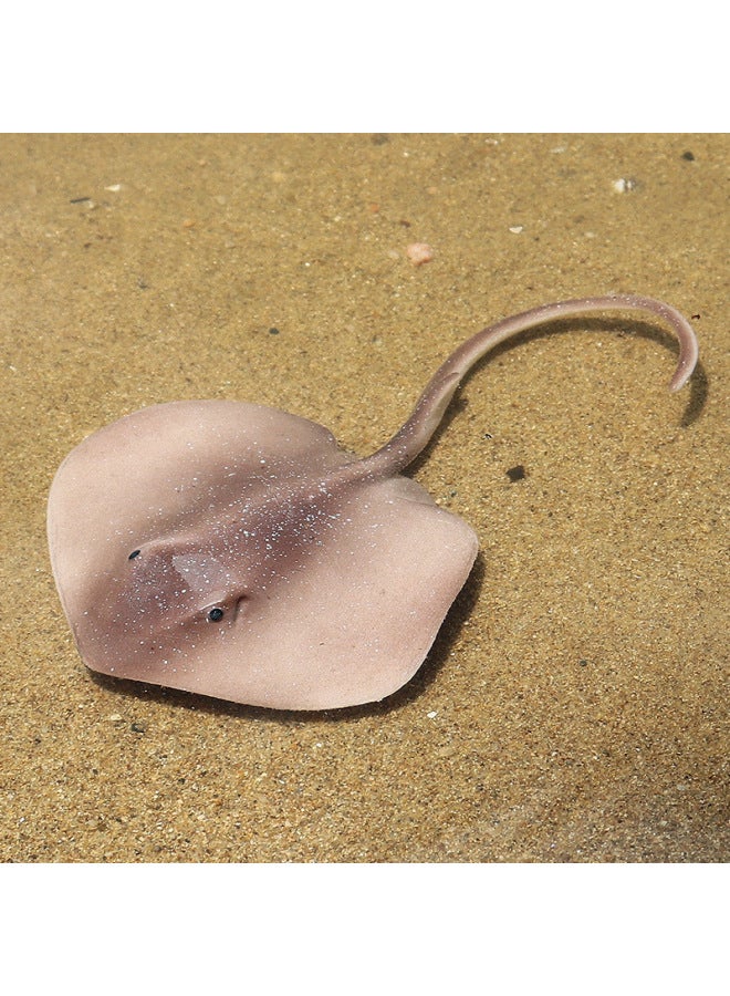 Simulation Of Marine Animal Model Yao Manta Fish Devil Batfish Old Fish Children's Science And Education Toys-Color:M-1319 Large Skate - Image 5