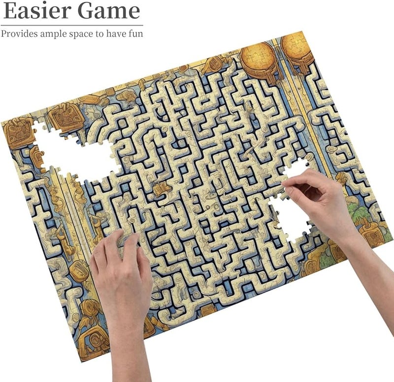 خريطة كنز متاهة فايا 500 قطعة لغز للأشخاص البالغين هدية ديكور المنزل - Image 4