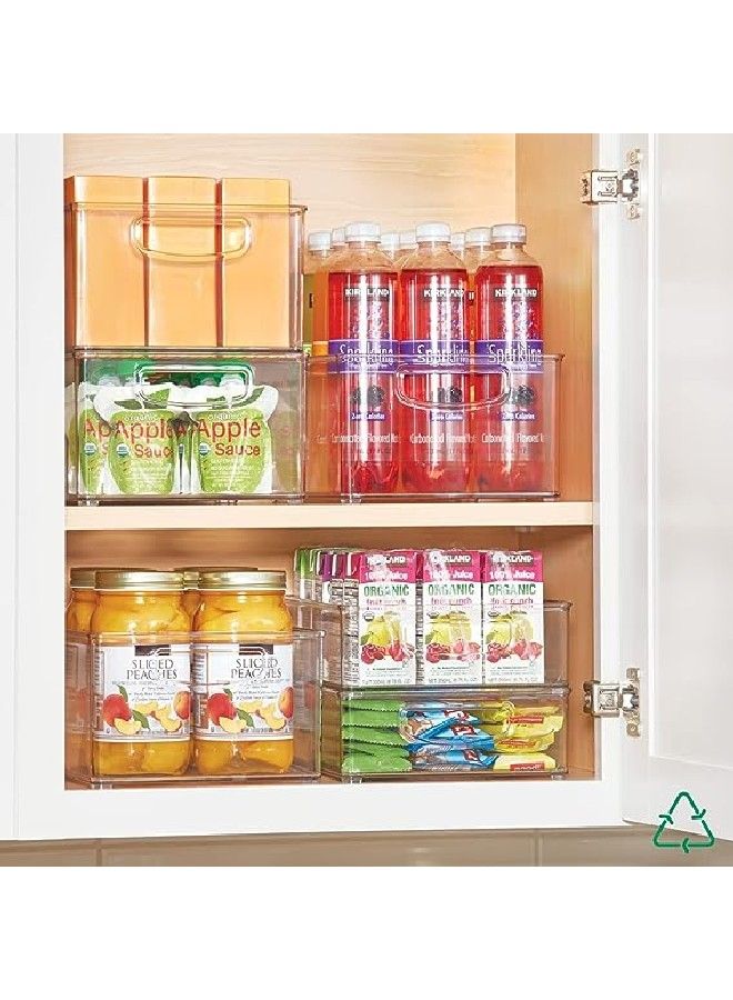 IDesign iDesign Linus Bin 10 x 8 x 5 inch Clear - Image 3